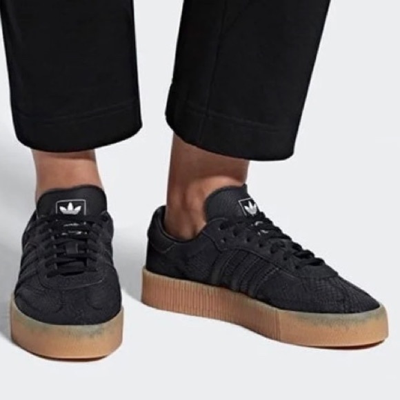 adidas black sambarose
